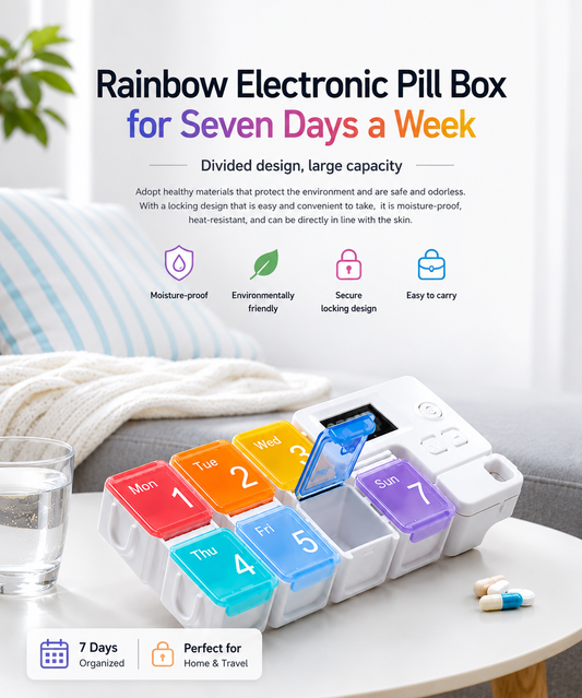 Smart Pill Organizer with Alarm & Reminder