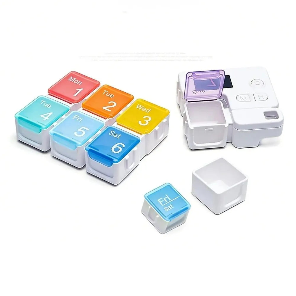 Smart Pill Organizer with Alarm & Reminder